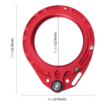 PULUZ Aluminum Alloy 67mm to 67mm Swing Wet-Lens Diopter Adapter Mount for DSLR Underwater Diving Housing(Red) - Diving Accessories by PULUZ | Online Shopping UK | buy2fix