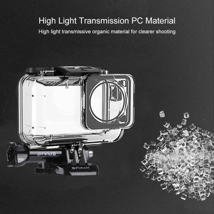 PULUZ 61m Underwater Waterproof Housing Diving Case for DJI Osmo Action, with Buckle Basic Mount & Screw - DJI & GoPro Accessories by PULUZ | Online Shopping UK | buy2fix