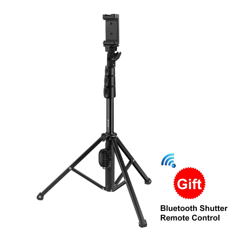 PULUZ  Bluetooth Shutter Remote Selfie Stick Tripod Mount Holder for Vlogging Live Broadcast - Tripods by PULUZ | Online Shopping UK | buy2fix