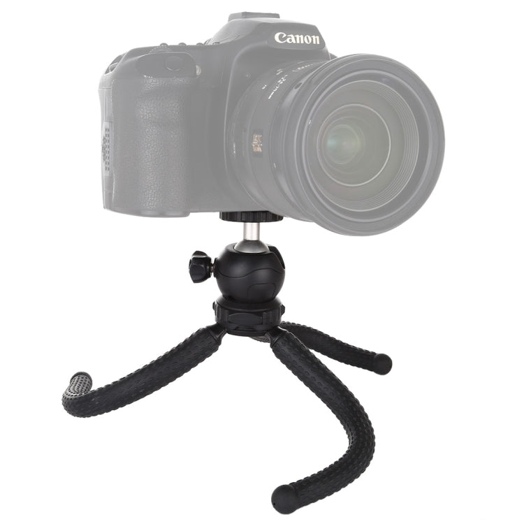 PULUZ Mini Octopus Flexible Tripod Holder with Ball Head for SLR Cameras, GoPro, Cellphone, Size: 25cmx4.5cm - DJI & GoPro Accessories by PULUZ | Online Shopping UK | buy2fix