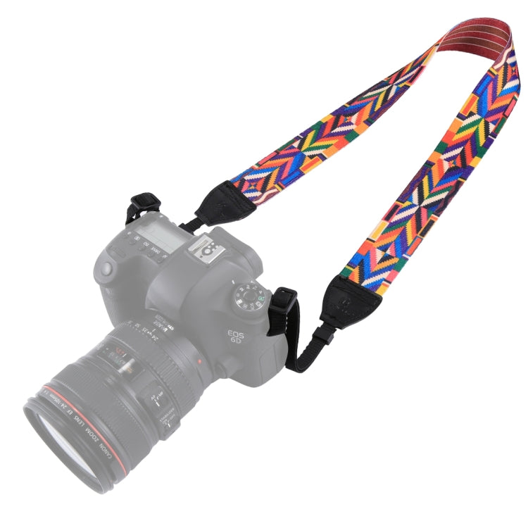 PULUZ Retro Ethnic Style Multi-color Series Shoulder Neck Strap Camera Strap for SLR / DSLR Cameras - Camera Accessories by PULUZ | Online Shopping UK | buy2fix