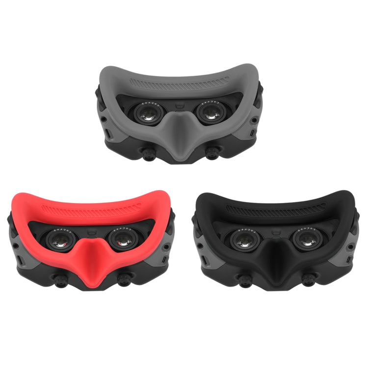 For DJI Avata Goggles 2 PULUZ Flying Eye Mask Silicone Protective Case(Red) - DJI & GoPro Accessories by PULUZ | Online Shopping UK | buy2fix