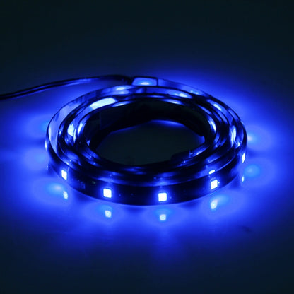 10 PCS 60cm 30 LED Waterproof Flexible Car Strip Light, DC 12V(Blue Light) - In Car by buy2fix | Online Shopping UK | buy2fix