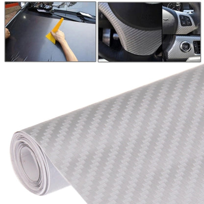 Car Decorative 3D Carbon Fiber PVC Sticker, Size: 127cm x 50cm - Auto Film by buy2fix | Online Shopping UK | buy2fix