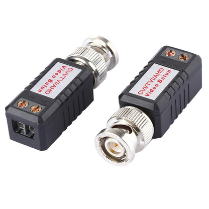 2 PCS HD 202E Enhanced Version Coaxial CVI/TVI/AHD 1CH Passive Transceiver Video Balun - Security by buy2fix | Online Shopping UK | buy2fix