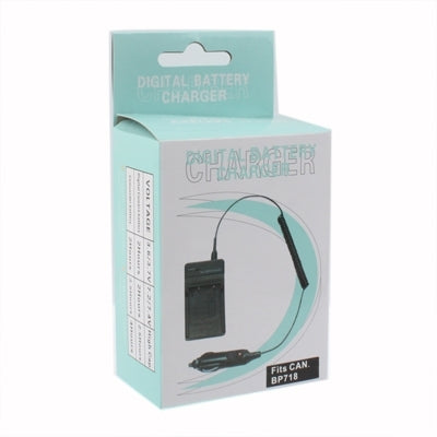 Digital Camera Battery Car Charger for Canon BP718 / BP727(Black) - Camera Accessories by buy2fix | Online Shopping UK | buy2fix