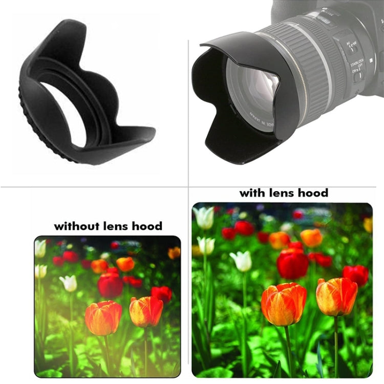 67mm Lens Hood for Cameras(Screw Mount)(Black) - Camera Accessories by buy2fix | Online Shopping UK | buy2fix