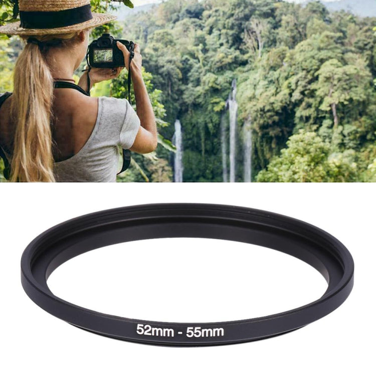 52mm-55mm Lens Stepping Ring(Black) - Camera Accessories by buy2fix | Online Shopping UK | buy2fix