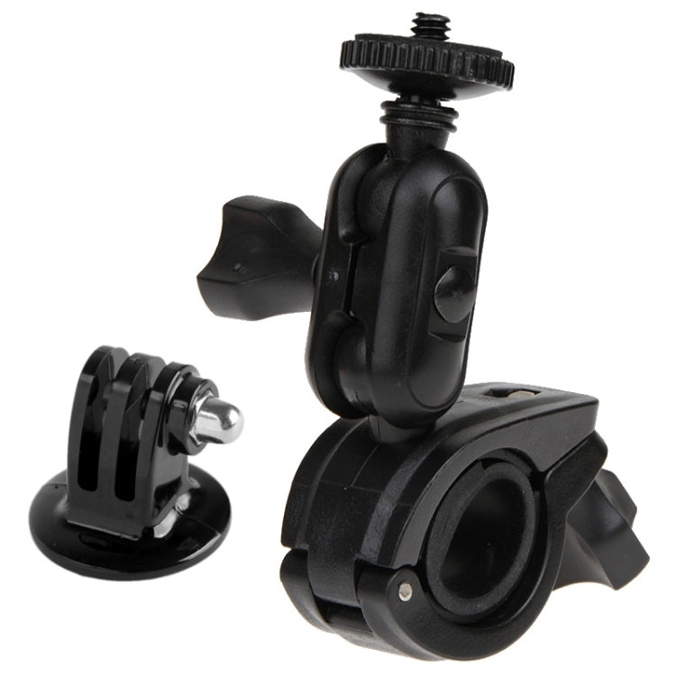 360 Degrees Rotation Bicycle Motorcycle Holder Handlebar Mount with Screw & Tripod Adapter for PULUZ Action Sports Cameras Jaws Flex Clamp Mount for GoPro Hero11 Black / HERO10 Black /9 Black /8 Black ... /3 /2 /1, DJI Osmo Action and Other Action Cameras - DJI & GoPro Accessories by TMC | Online Shopping UK | buy2fix