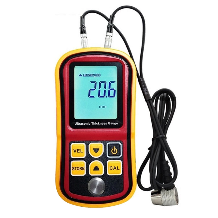 GM-100 Ultrasonic Thickness Meter Tester Gauge Velocity 1.2~225mm(Red) - Consumer Electronics by buy2fix | Online Shopping UK | buy2fix