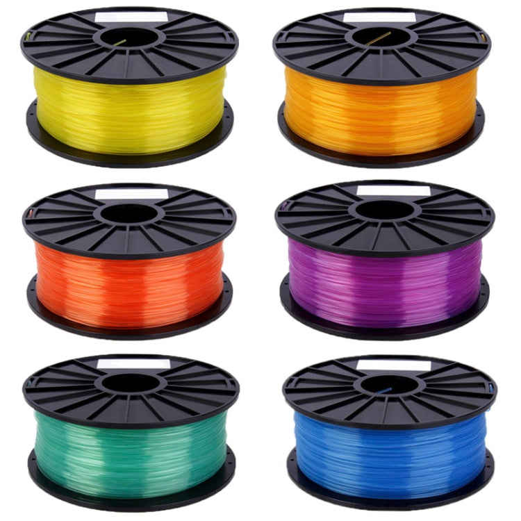 PLA 1.75 mm Transparent 3D Printer Filaments(Orange) - Consumer Electronics by buy2fix | Online Shopping UK | buy2fix
