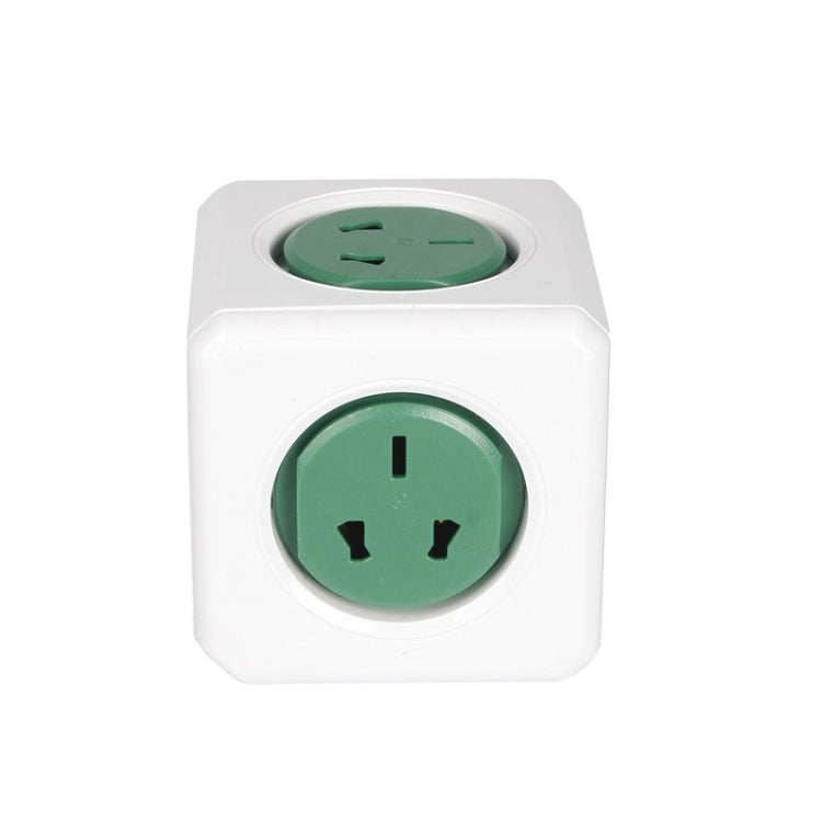 PowerCube 10A Universal Wall Adapter Power Socket with 5 US / AU Sockets for Home Office, AU Plug, Random Color Delivery - Extension Socket by buy2fix | Online Shopping UK | buy2fix