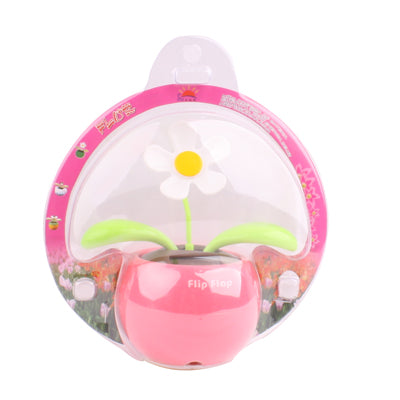 Solar Flip Flap Flower, Random Flower Color Delivery(Pink) - Ornaments by buy2fix | Online Shopping UK | buy2fix