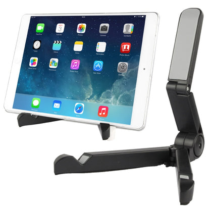 Piega Portatile Stand, Fold up Stand, For iPad, Galaxy, Huawei, Xiaomi, LG and Other 7 inch to 10 inch Tablet(Black) - Desktop Holder by buy2fix | Online Shopping UK | buy2fix