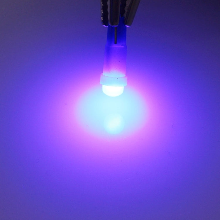 5 PCS T5 0.5W 20LM Blue Light 1 LED COB LED Instrument Light Bulb Dashboard Light for Vehicles, DC 12V(Blue) - Instrument Lights by buy2fix | Online Shopping UK | buy2fix