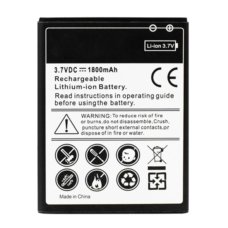For Galaxy S2 / i9100 1800mAh Rechargeable Li-ion Battery - For Samsung by buy2fix | Online Shopping UK | buy2fix