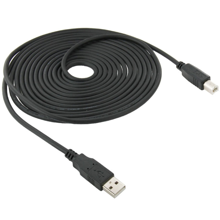 USB 2.0 Printer Extension AM to BM Cable, Length: 5m - USB Cable by buy2fix | Online Shopping UK | buy2fix