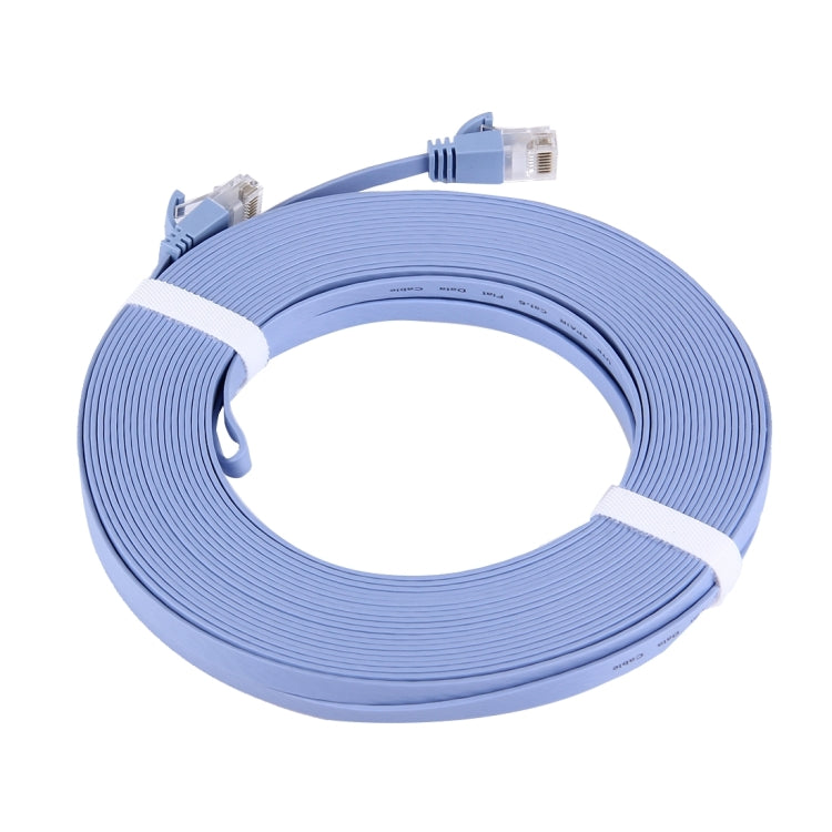 CAT6 Ultra-thin Flat Ethernet Network LAN Cable, Length: 15m(Blue) - Lan Cable and Tools by buy2fix | Online Shopping UK | buy2fix