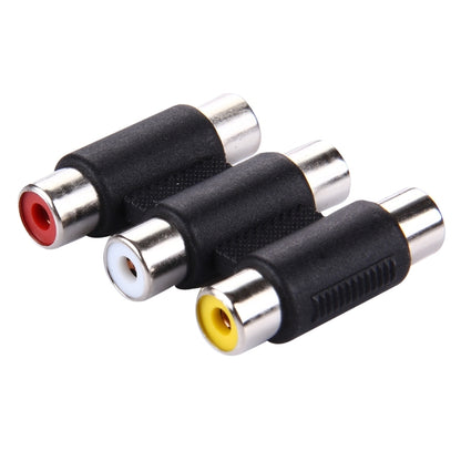 Audio + Video Female to Female Connector(Black) - Computer & Networking by buy2fix | Online Shopping UK | buy2fix