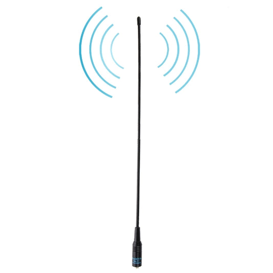 NAGOYA NA-771 144/430MHz Dual Band Flexible Spring Whip SMA-F Handheld Radio Antenna for Walkie Talkie, Antenna Length: 38cm - Consumer Electronics by buy2fix | Online Shopping UK | buy2fix