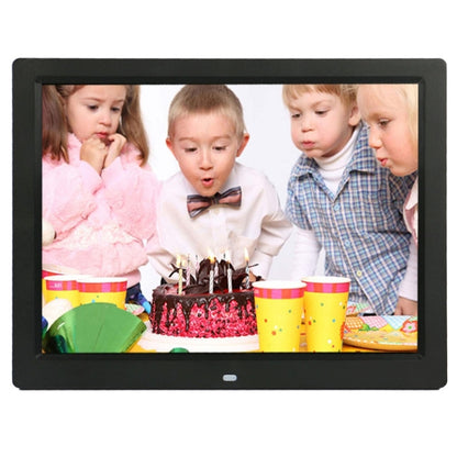14 inch LED Display Multi-media Digital Photo Frame with Holder & Music & Movie Player, Support USB / SD / MS / MMC Card Input(Black) - Consumer Electronics by buy2fix | Online Shopping UK | buy2fix