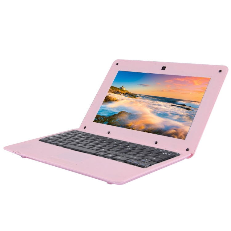 TDD-10.1 Netbook PC, 10.1 inch, 1GB+8GB, Android 5.1 Allwinner A33 Quad Core 1.6GHz, BT, WiFi, SD, RJ45(Pink) - Android OS by buy2fix | Online Shopping UK | buy2fix