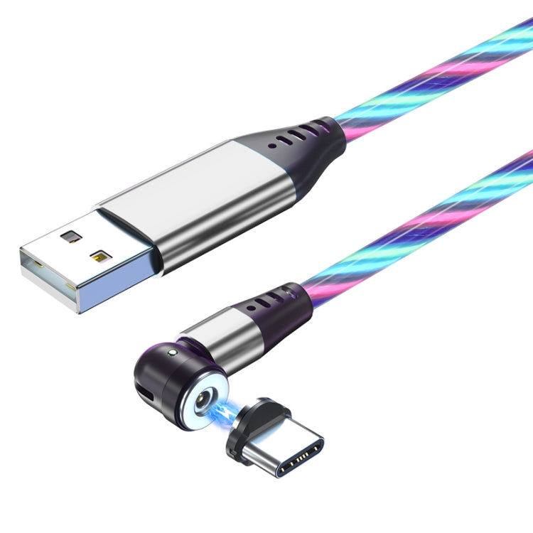 2.4A USB to USB-C / Type-C 540 Degree Bendable Streamer Magnetic Data Cable, Cable Length: 1m (Colour) - Mobile Accessories by buy2fix | Online Shopping UK | buy2fix