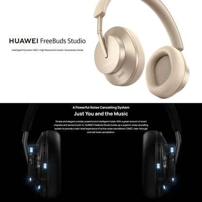 Original HUAWEI FreeBuds Studio Dynamic Noise Cancelling Bluetooth 5.2 Wireless Headset(Black) - Headset & Headphone by Huawei | Online Shopping UK | buy2fix