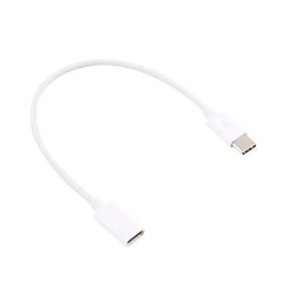 USB-C / Type-C Male to Type-C Female Extended Cable, Length: 20cm (White) -  by buy2fix | Online Shopping UK | buy2fix