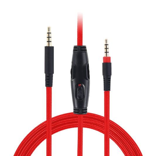 ZS0192 3.5mm Male to Male Headphone Cable Tuned Version for Kingston Skyline Alpha Audio Cable(Red) - Headset Accessories by buy2fix | Online Shopping UK | buy2fix