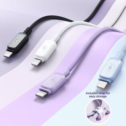 JOYROOM S-AL012A14 Multi-Color Series 2.4A USB to 8 Pin Fast Charging Data Cable, Length:1.2m(White) - Normal Style Cable by JOYROOM | Online Shopping UK | buy2fix