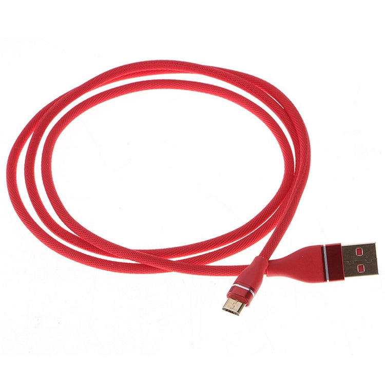 Nylon Weave Style USB to Micro USB Data Sync Charging Cable, Cable Length: 1m, For Galaxy, Huawei, Xiaomi, LG, HTC and Other Smart Phones (Red) - Micro USB Cable by buy2fix | Online Shopping UK | buy2fix