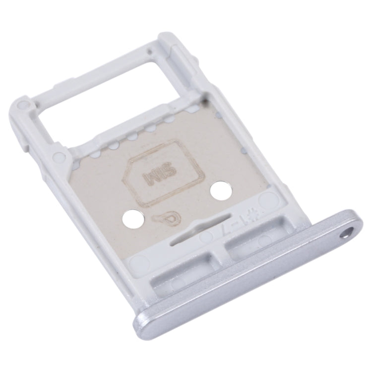 SIM Card Tray + Micro SD Card Tray for Samsung Galaxy Tab S7 FE SM-T736(Silver) - Repair & Spare Parts by buy2fix | Online Shopping UK | buy2fix