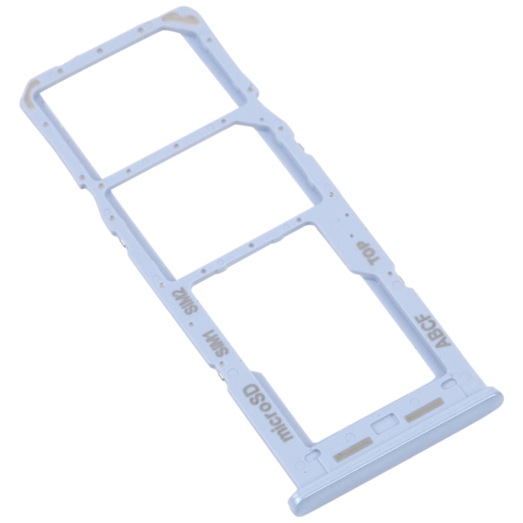 For Samsung Galaxy A23 5G SM-A236B Original SIM Card Tray + SIM Card Tray + Micro SD card tray (Blue) - Repair & Spare Parts by buy2fix | Online Shopping UK | buy2fix