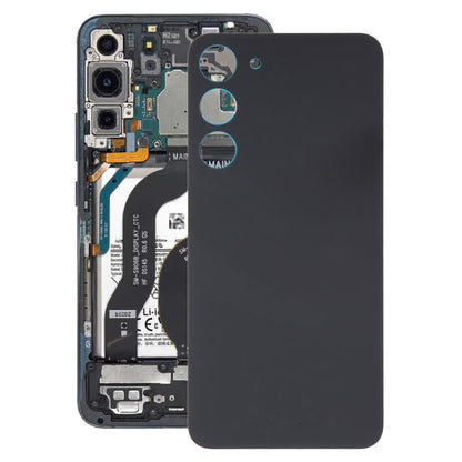 For Samsung Galaxy S23+ SM-S916B OEM Glass Battery Back Cover(Black) - Repair & Spare Parts by buy2fix | Online Shopping UK | buy2fix