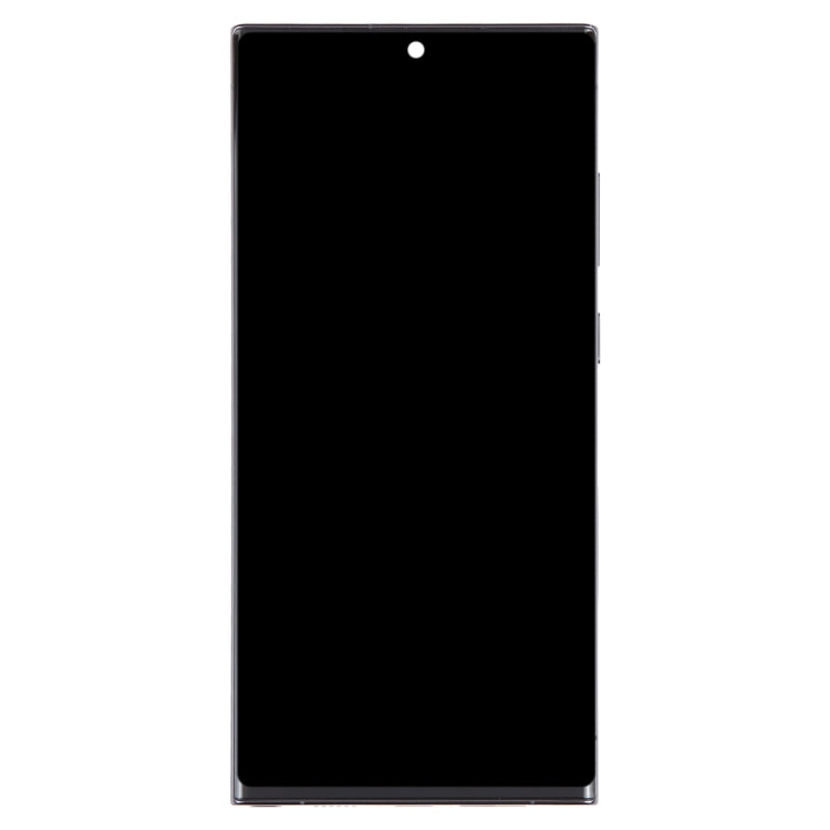 For Samsung Galaxy S23 Ultra 5G SM-S918U US Edition OLED LCD Screen Digitizer Full Assembly with Frame (Black) - LCD Screen by buy2fix | Online Shopping UK | buy2fix