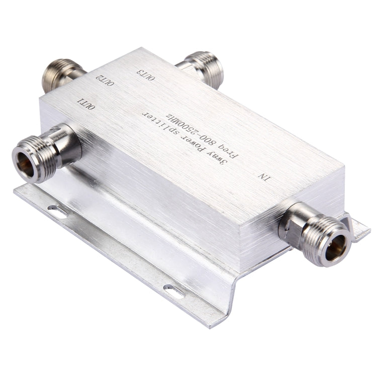 800-2500MHz N Female Adapter 3-Way Power Splitter - Security by buy2fix | Online Shopping UK | buy2fix