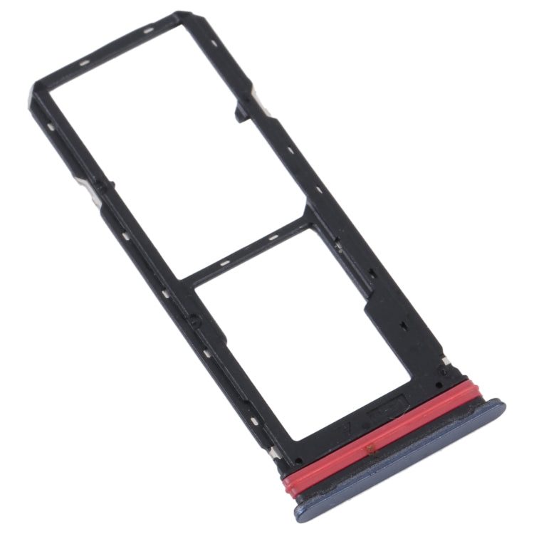For vivo Y35 SIM Card Tray + SIM Card Tray + Micro SD Card Tray (Black) - Card Socket by buy2fix | Online Shopping UK | buy2fix