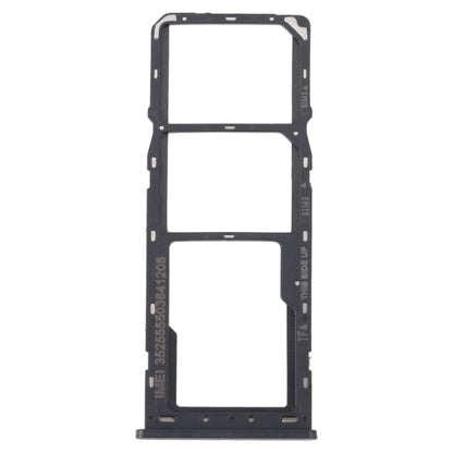 For Alcatel 1V 2021 Original SIM Card Tray + SIM Card Tray + Micro SD Card Tray(Black) - Repair & Spare Parts by buy2fix | Online Shopping UK | buy2fix