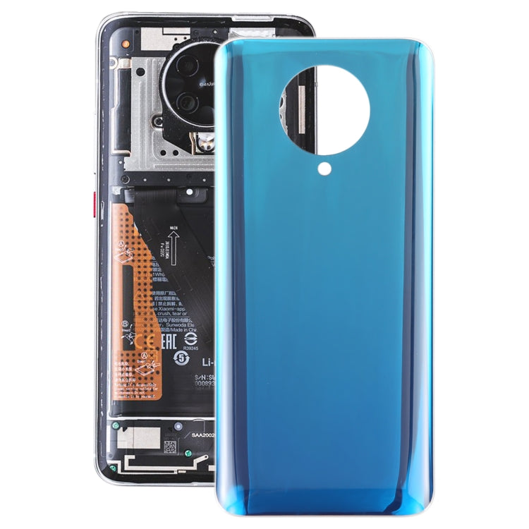 For Xiaomi Poco F2 Pro OEM Glass Battery Back Cover(Blue) - Back Cover by buy2fix | Online Shopping UK | buy2fix