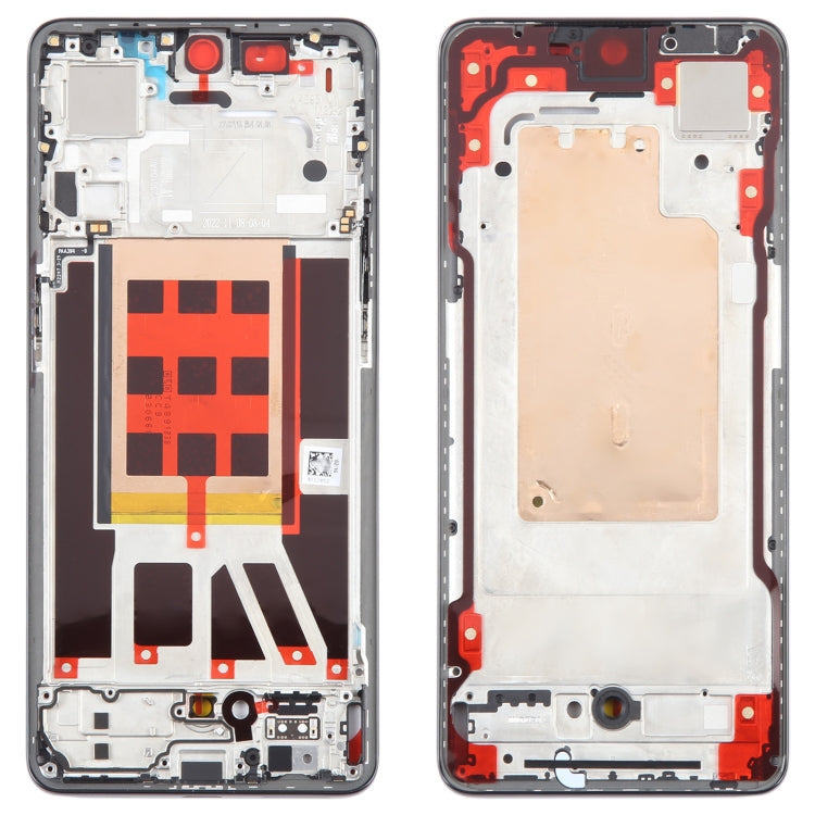 For OPPO Reno9 Original Front Housing LCD Frame Bezel Plate (Black) - Frame Bezel Plate by buy2fix | Online Shopping UK | buy2fix