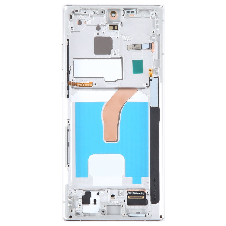 OLED LCD Screen For Samsung Galaxy S22 Ultra 5G SM-S908B EU Edition Digitizer Full Assembly with Frame(Silver) - LCD Screen by buy2fix | Online Shopping UK | buy2fix