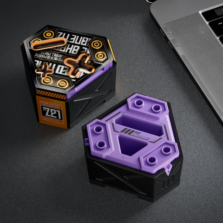 JAKEMY JM-Z21 Cube Shaped Screwdriver Magnetizer/Demagnetizer (Purple) - Repair & Spare Parts by JAKEMY | Online Shopping UK | buy2fix