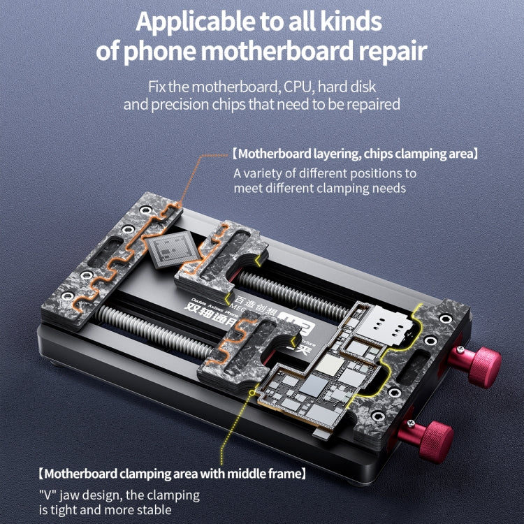 Mega-Idea JJ-2 Multi-function Double-Axis Universal Motherboard Repair Fixture -  by buy2fix | Online Shopping UK | buy2fix