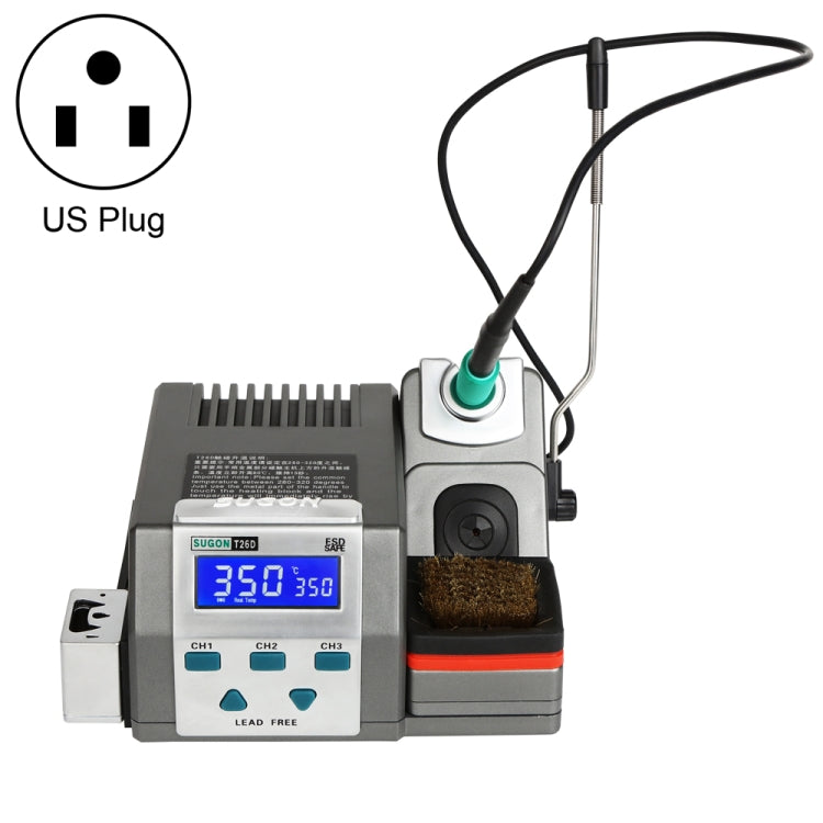 SUGON T26D Soldering Iron Station Repair Soldering, US Plug - Soldering Iron Set by SUGON | Online Shopping UK | buy2fix