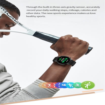 V23 1.28inch IPS Color Screen Smart Watch IP67 Waterproof,Support Heart Rate Monitoring/Blood Pressure Monitoring/Blood Oxygen Monitoring/Sleep Monitoring(Black) - Smart Wear by buy2fix | Online Shopping UK | buy2fix