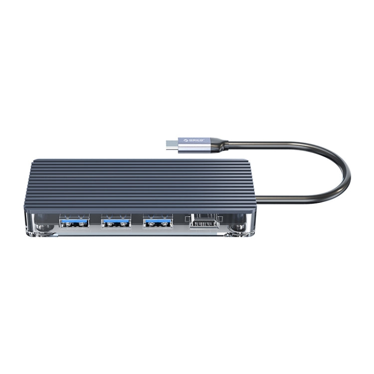 ORICO 6 in 1 Type-C Transparent HUB - Computer & Networking by ORICO | Online Shopping UK | buy2fix