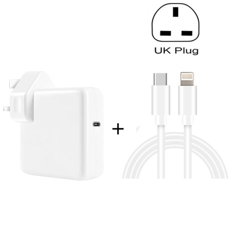 2 in 1 PD3.0 30W USB-C / Type-C Travel Charger with Detachable Foot + PD3.0 3A USB-C / Type-C to 8 Pin Fast Charge Data Cable Set, Cable Length: 2m, UK Plug - Mobile Accessories by buy2fix | Online Shopping UK | buy2fix