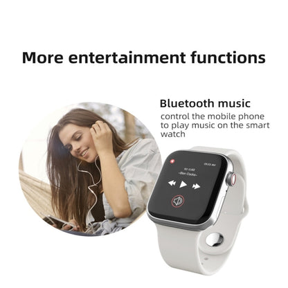 LD5 1.54 inch Color Screen Smart Watch, IP67 Waterproof, Support Bluetooth Phone / Heart Rate Monitoring / Blood Pressure Monitoring / Sleep Monitoring(White) - Smart Wear by buy2fix | Online Shopping UK | buy2fix