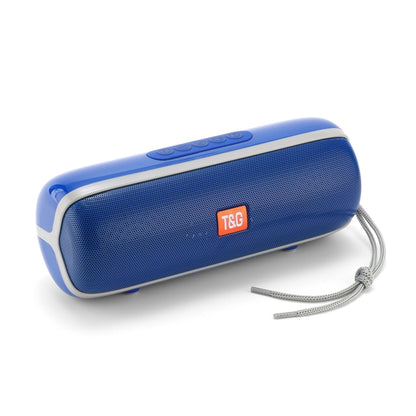 T&G TG183 TWS Mini Wireless Bluetooth Speaker, Supports AUX / USB 2.0 / FM / 32GB TF Card or Micro SD Card(Blue) - Mini Speaker by T&G | Online Shopping UK | buy2fix